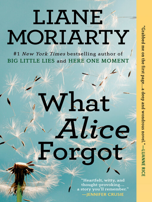 Liane Moriarty创作的What Alice Forgot作品的详细信息 - 需进入等候名单